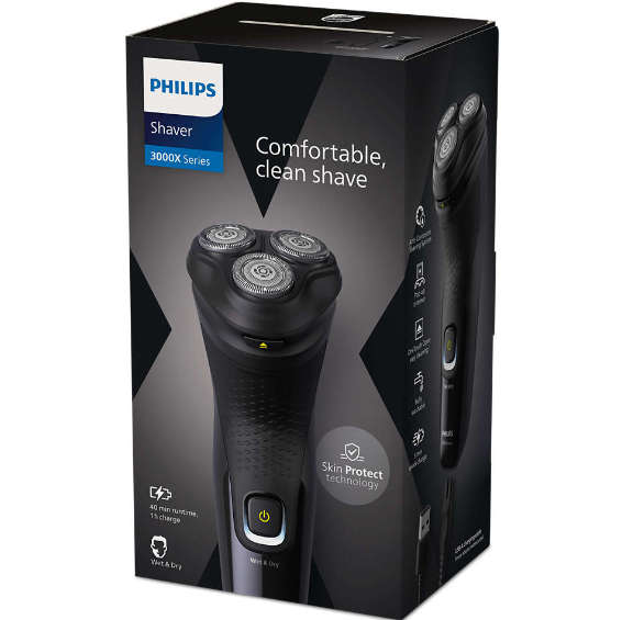 Philips Shaver 3000X Series Wet & Dry Electric Shaver X3021/00