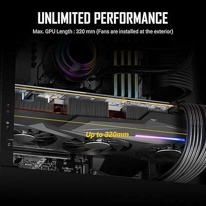 Antec NX500M Micro-ATX Mid Tower Gaming Chassis - Black