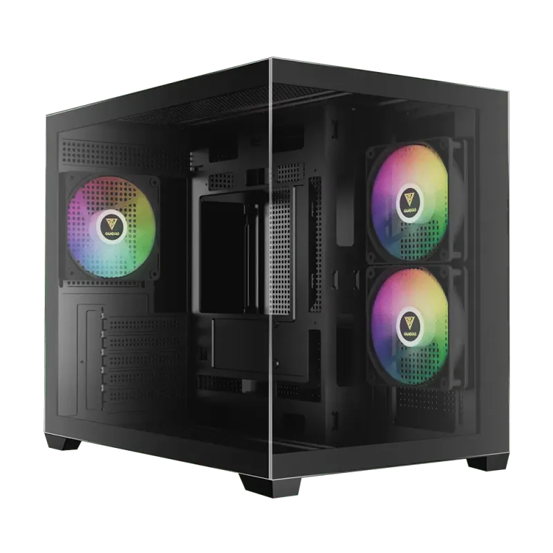 Gamdias AURA GC10M Gaming Case - Sleek Black Mid-Tower