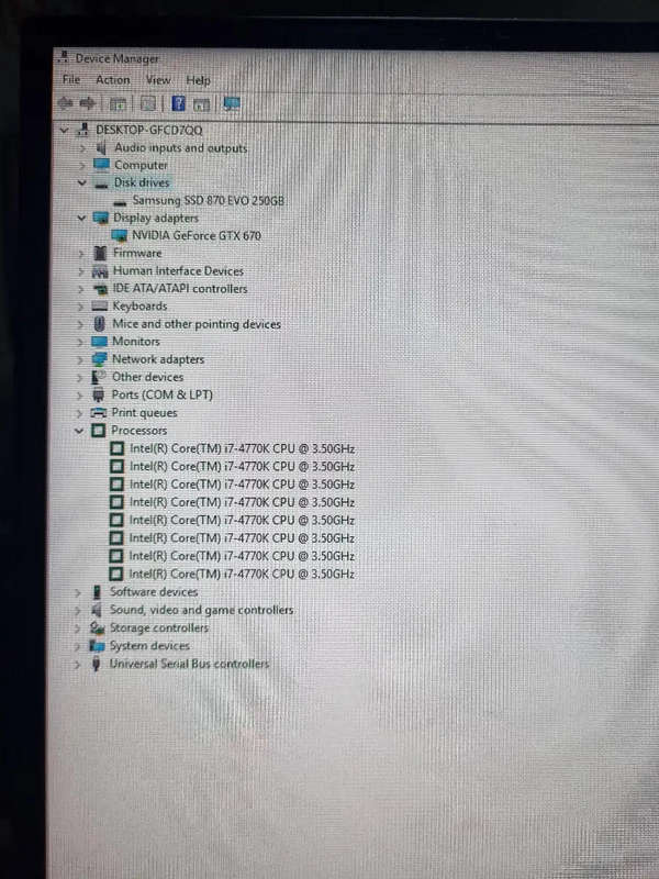 Budget Gaming PC  i7 4770K, GTX 670, SSD & 8GB RAM