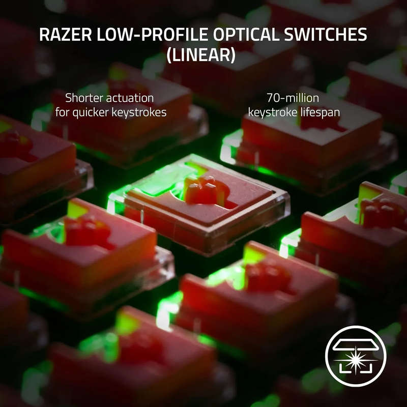 Razer Deathstalker V2 Pro Tenkeyless Optical Gaming Keyboard