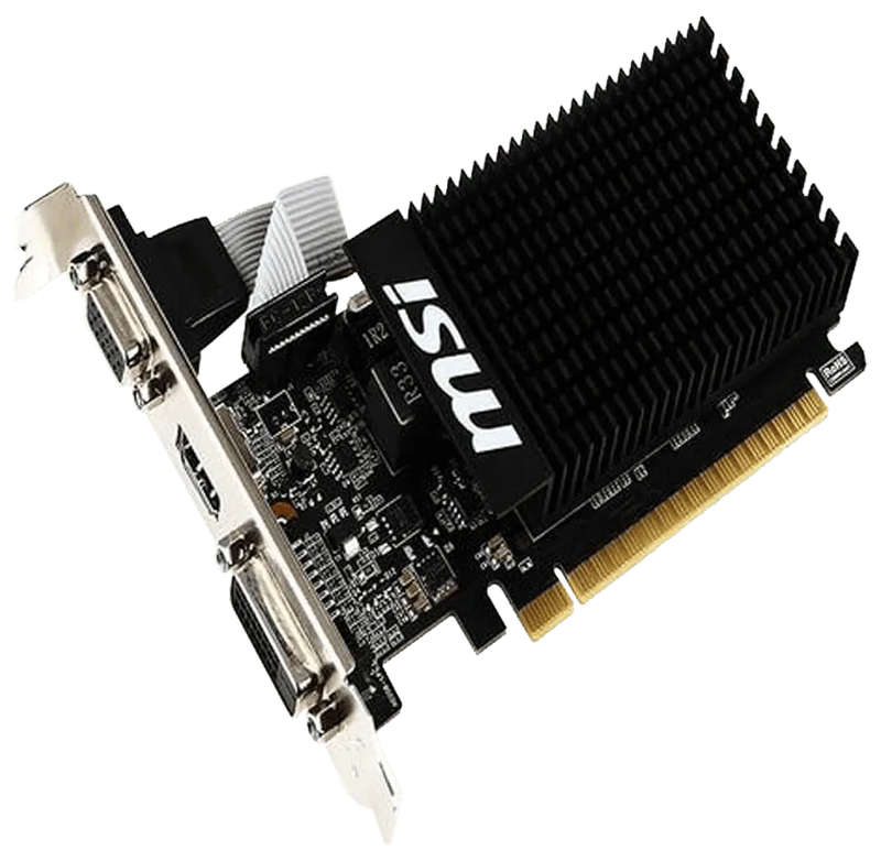 MSI GeForce GT 710 2GD3H Low Profile Graphics Card