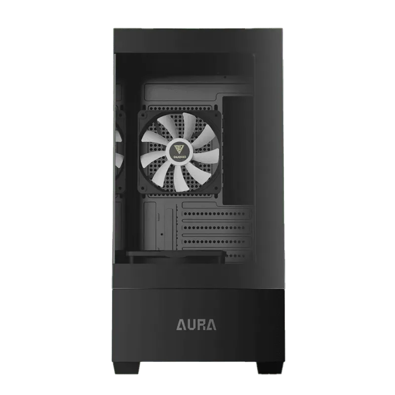 ATX Mid Tower Gaming Case with ARGB Fans & Tempered Glass