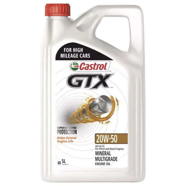 20W-50 Motor Oil  5 Litre (High Mileage Engine Protection)