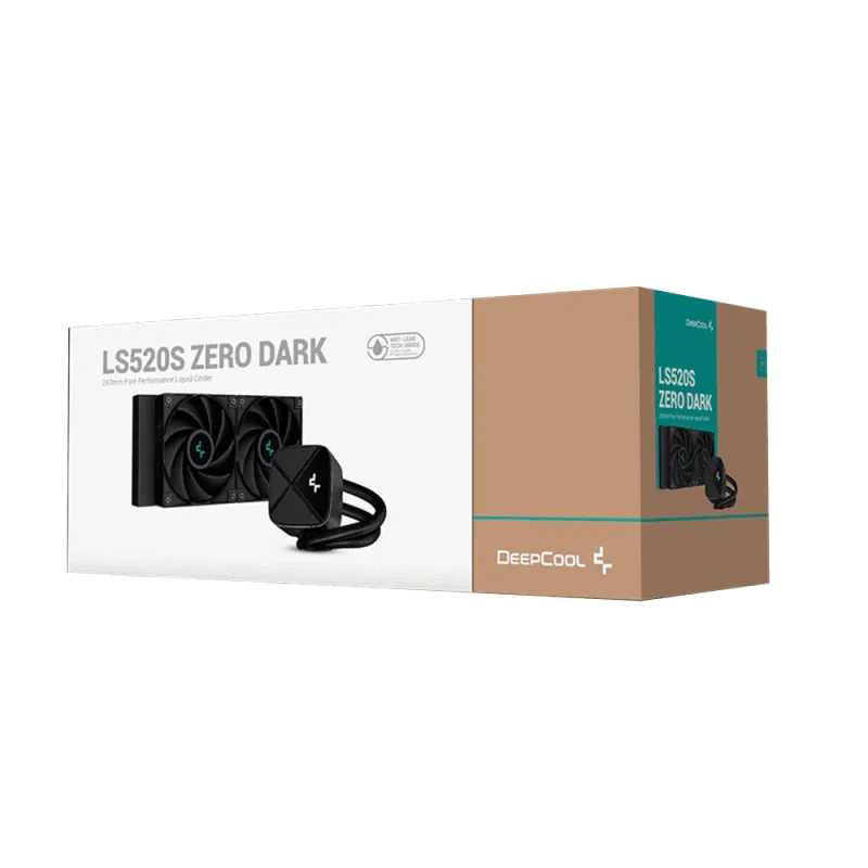 DeepCool LS520S Zero Dark High-Performance Liquid CPU Cooler