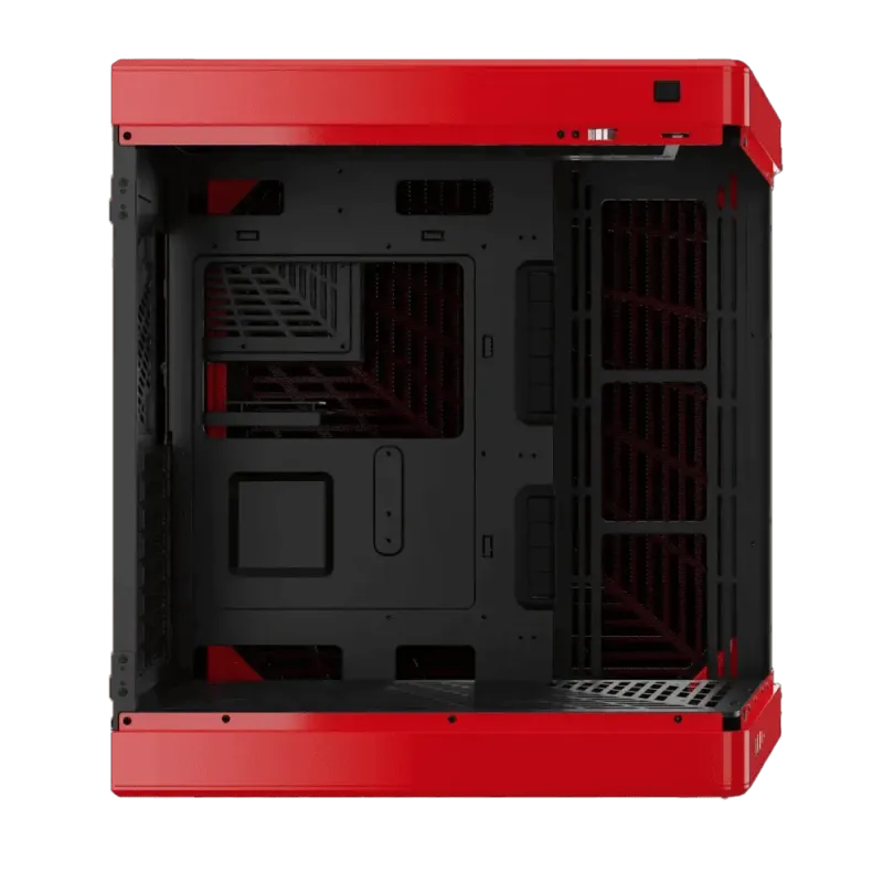 Gamdias Neso P1 Gaming Case in Black and Red