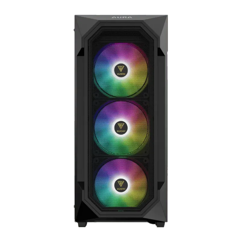 Mid-Tower PC Case with 4 ARGB Fans  AURA GC1 Elite