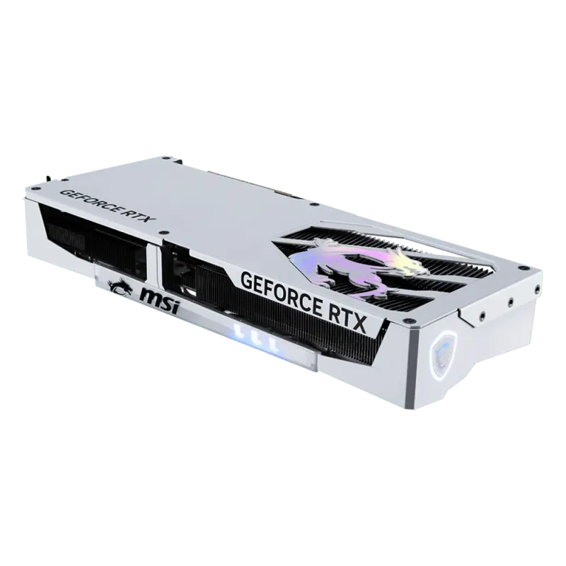 MSI GeForce RTX 5070 12GB Gaming Trio OC Graphics Card - White