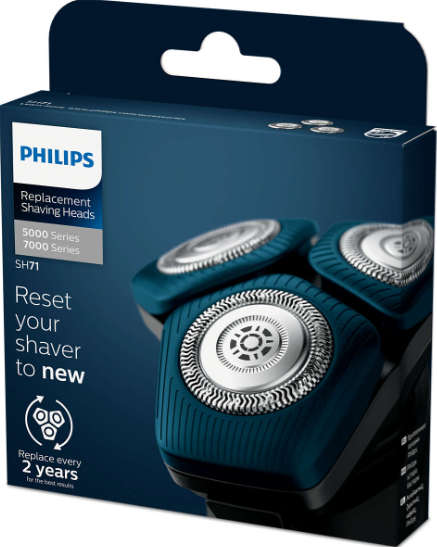 Philips Series 7000, 5000 Replacement Shaving Heads SH71/50
