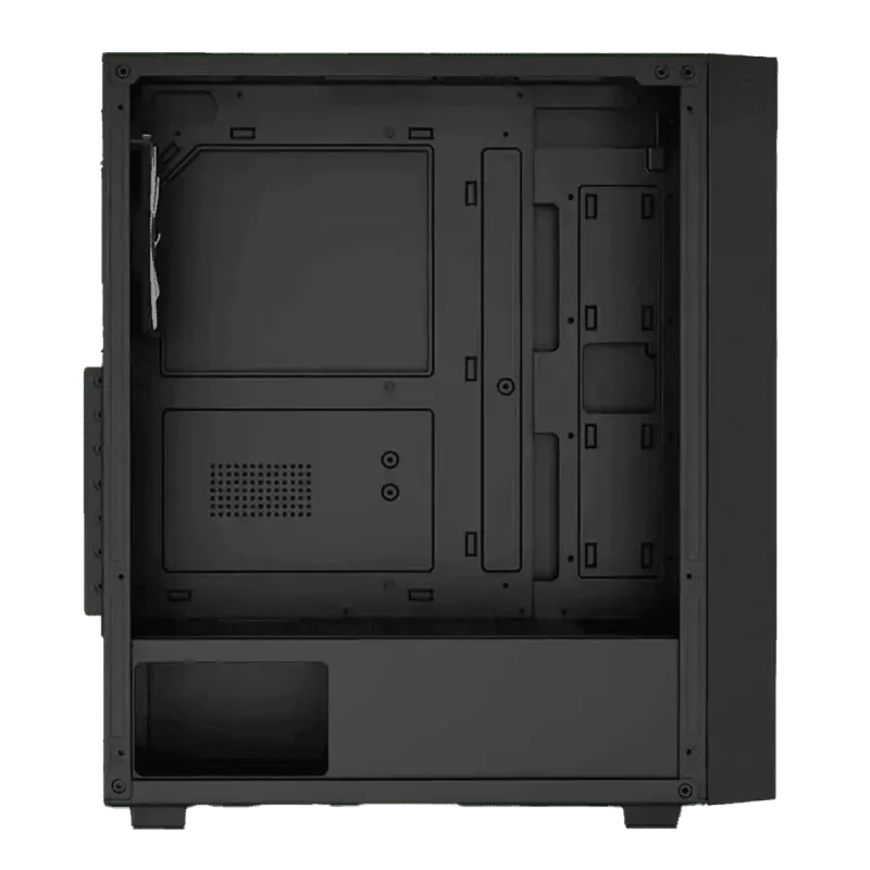Premium Black Gaming Case with 4 ARGB Fans & Tempered Glass  AURA GC2 ELITE