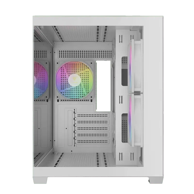 Gamdias AURA GC10M White Gaming Case - Stylish and Functional