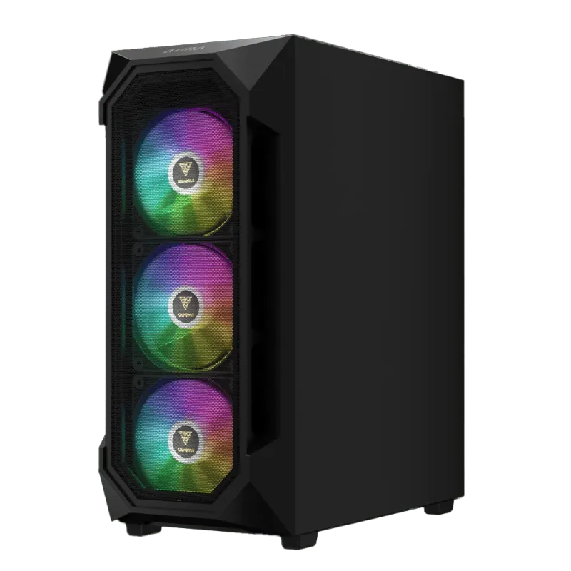 Mid-Tower PC Case with 4 ARGB Fans  AURA GC1 Elite