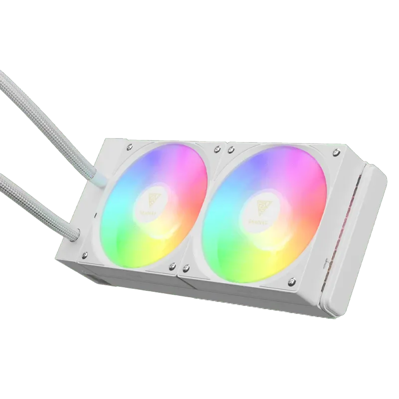 Gamdias Chione E4-240 Liquid Cooling System - White Edition