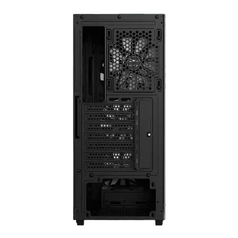 Premium Black Gaming Case with 4 ARGB Fans & Tempered Glass  AURA GC2 ELITE