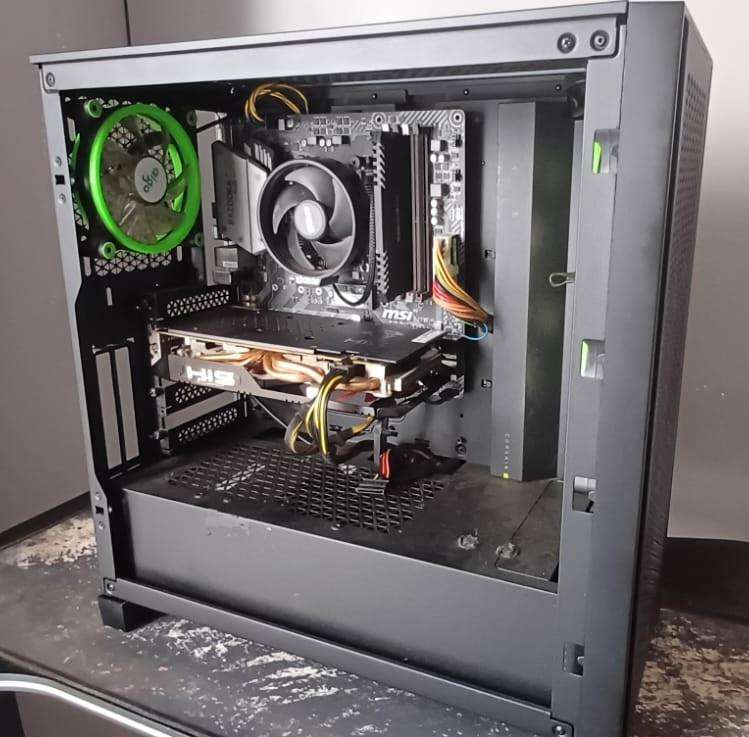 Ryzen 5 Gaming PC - RX 580 8GB - 16GB DDR4 - 128GB NVMe + 1,5TB HDD