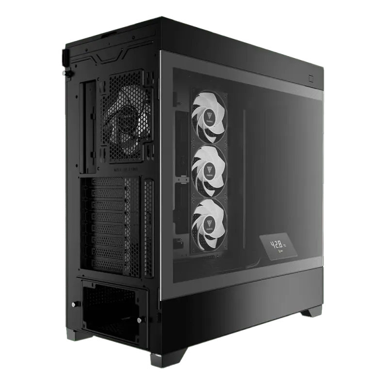 Gamdias Atlas P1 Black Gaming Case - Ultimate Cooling & Style
