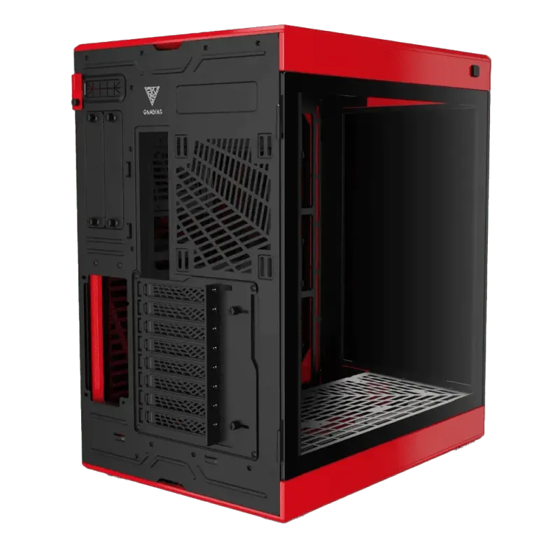 Gamdias Neso P1 Gaming Case in Black and Red
