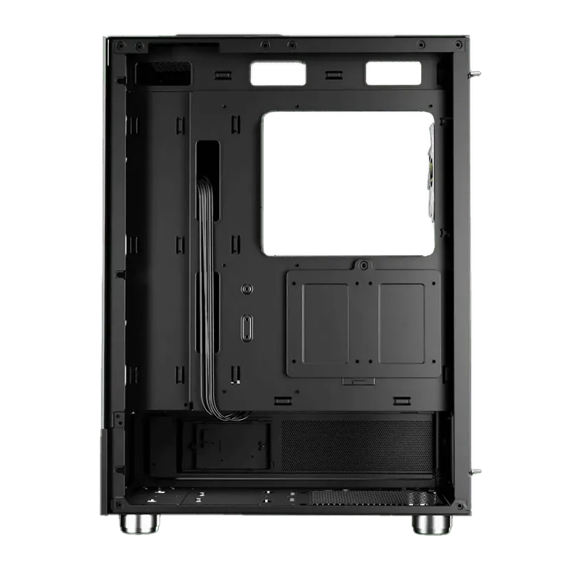 GAMDIAS ATLAS E1 Gaming PC Case - Sleek Black Design