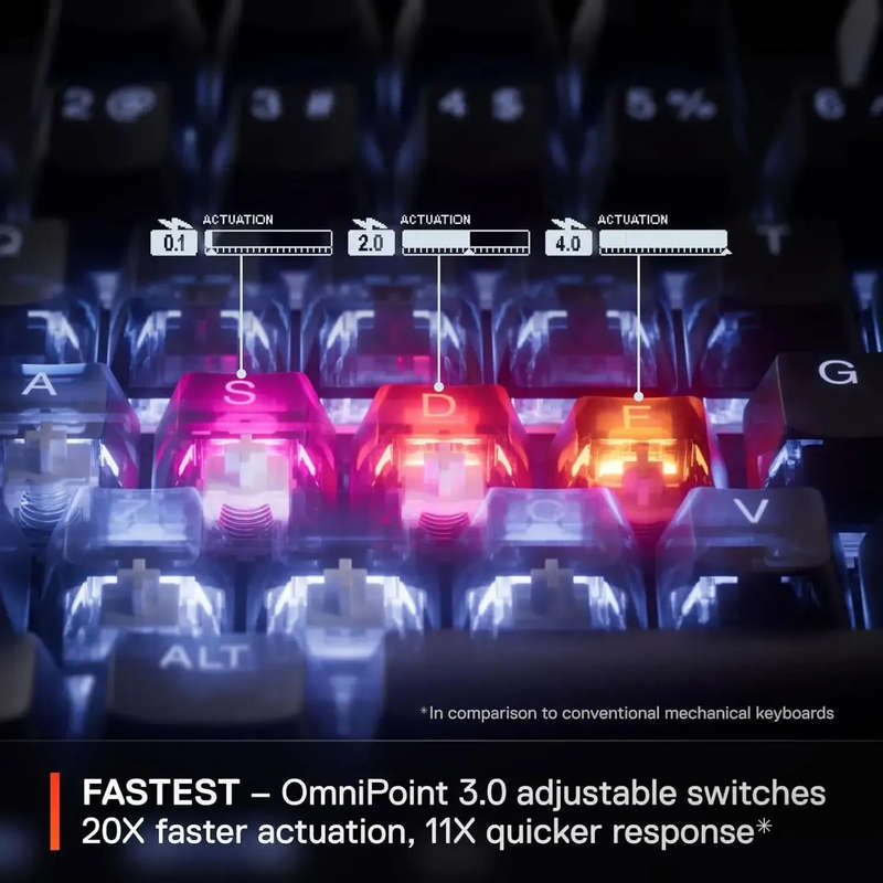 SteelSeries Apex Pro TKL Gen 3 Mechanical Gaming Keyboard