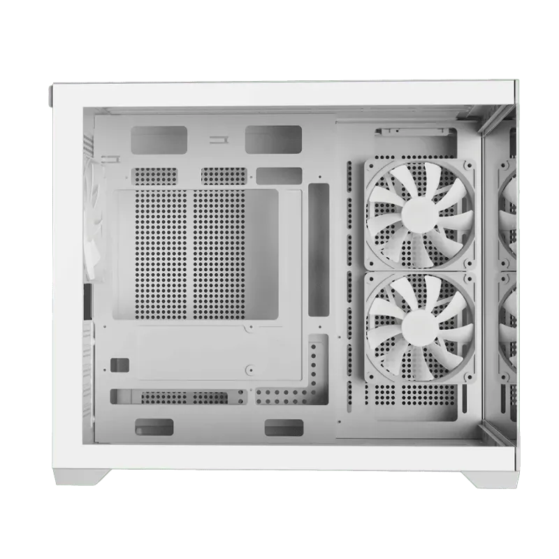 Gamdias AURA GC10M White Gaming Case - Stylish and Functional