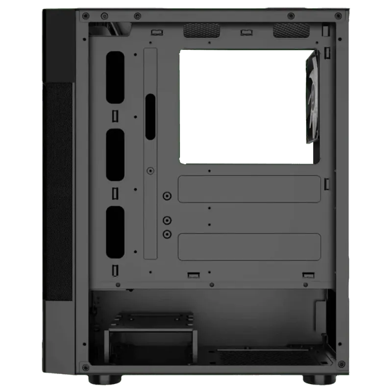 Mid-Tower PC Case with Digital Display & RGB Fans  Aura GC5