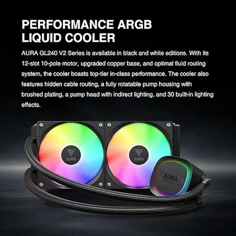 Gamdias AURA GL240 V2 Liquid Cooling