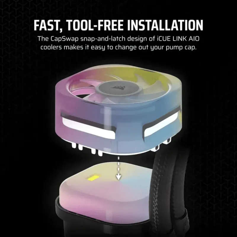 Corsair iCUE LINK CapSwap Module  VRM Fan