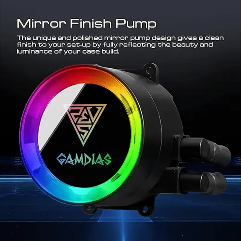 Gamdias Chione E2-120 LITE 2 Liquid CPU Cooler - High-Performance AIO Cooling