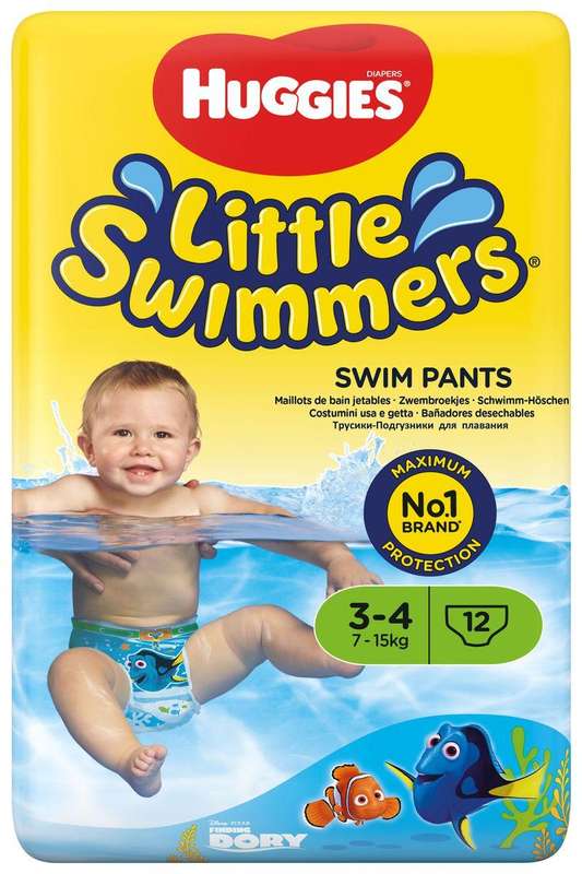 Huggies Little Swimmers Swimming Nappy Size 3-4 12s