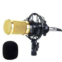 Professional Condenser Studio Microphone - Gold