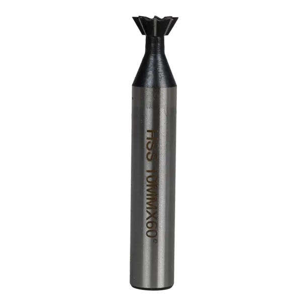 HSS 60Â° Dovetail Milling Cutter - 10 x 10 mm
