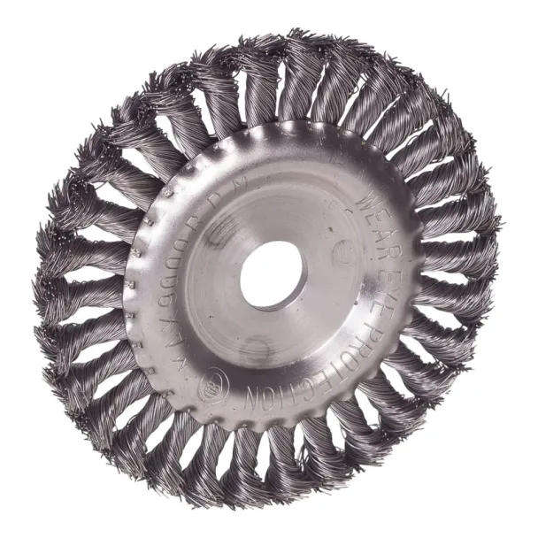 Stainless Steel Twisted Wire Wheel for Bench Grinder  200mm