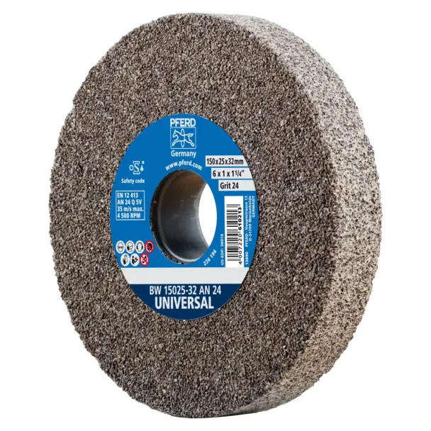 150mm A24 Universal Grinding Wheel with Adapter Sleeves  Coarse Grit