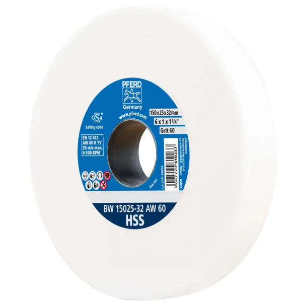 150mm A60 Fine Grit Bench Grinding Wheel for Sharpening HSS Pilot Drills