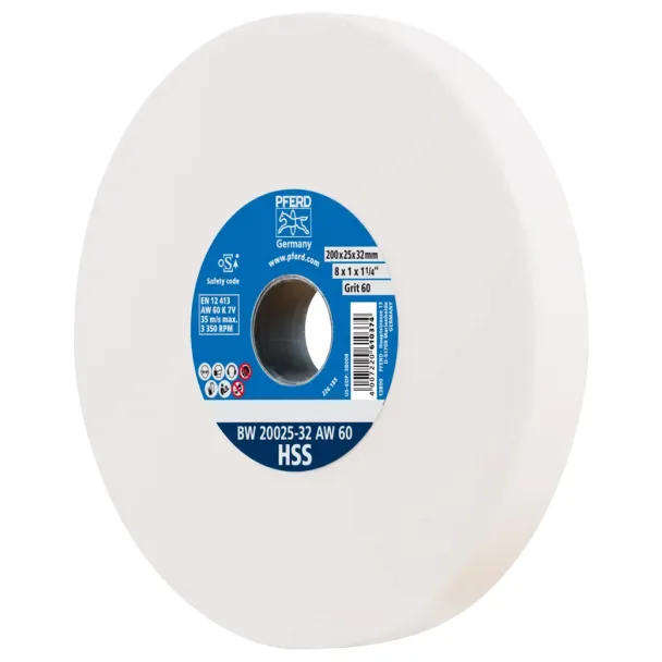 200mm A60 Bench Grinding Wheel for Sharpening HSS Pilot Drills