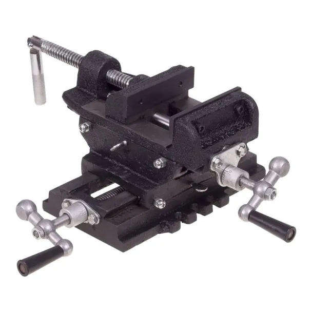 150 mm Heavy Duty Cross Slide Vice  Precision Dual Axis for Drilling & Milling