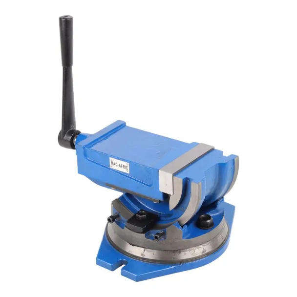 125 mm Precision Tilting Machine Tool Vice  Cast Iron Construction