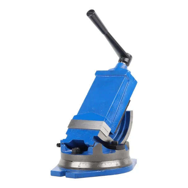 125 mm Precision Tilting Machine Tool Vice  Cast Iron Construction