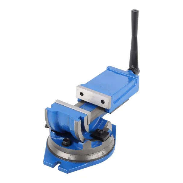 125 mm Precision Tilting Machine Tool Vice  Cast Iron Construction