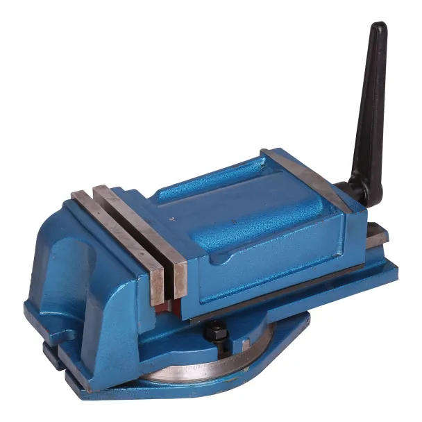 Precision 8" (200 mm) Machine Tool Vice with Swivel Base  Heavy-Duty Cast Iron