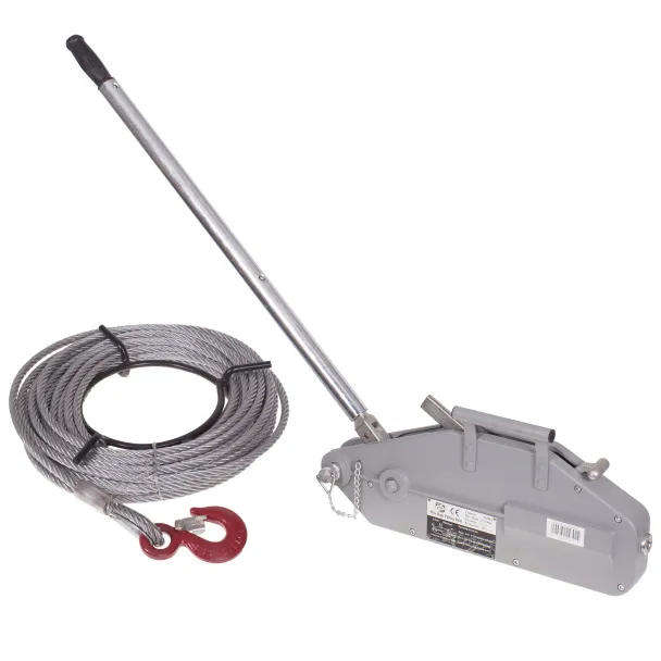 1.6 Ton Multi-Purpose Wire Rope Pulling Hoist  Manual Cast Aluminum Body
