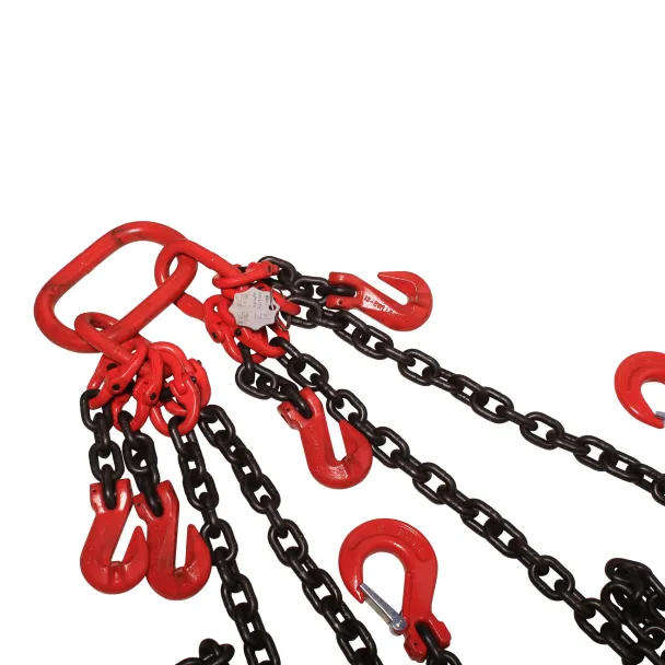 11.2 Ton Adjustable G80 Chain Sling  13mm x 6m Alloy Steel