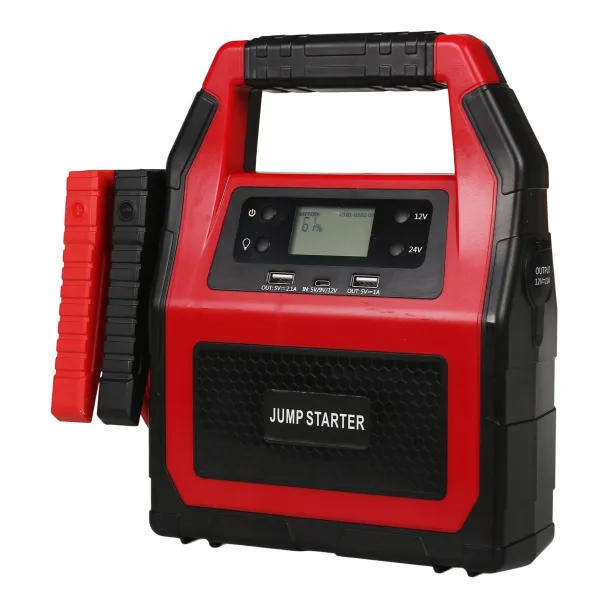 Dual Voltage 12V/24V Professional Jump Starter with Safety Features