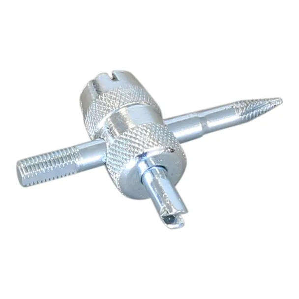 Compact 4-in-1 Valve Spanner  Multi-Size Tool for Industrial and Automotive Use
