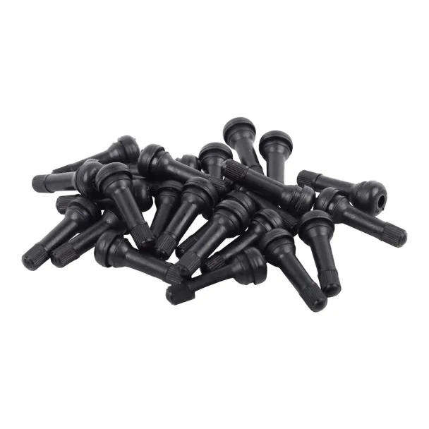 TR414 Snap-In Rubber Tire Valves  Pack of 25
