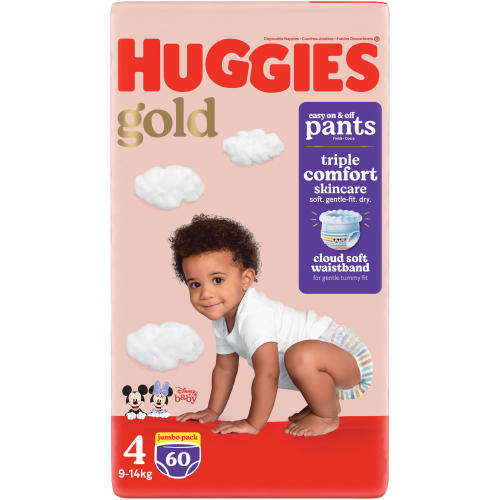 Huggies Gold Pants Size 4 Jumbo 60's