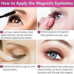 Reusable Magnetic Eyelash Set - One set