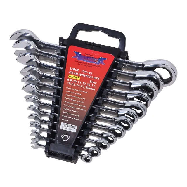 12-Piece Gear Wrench Set