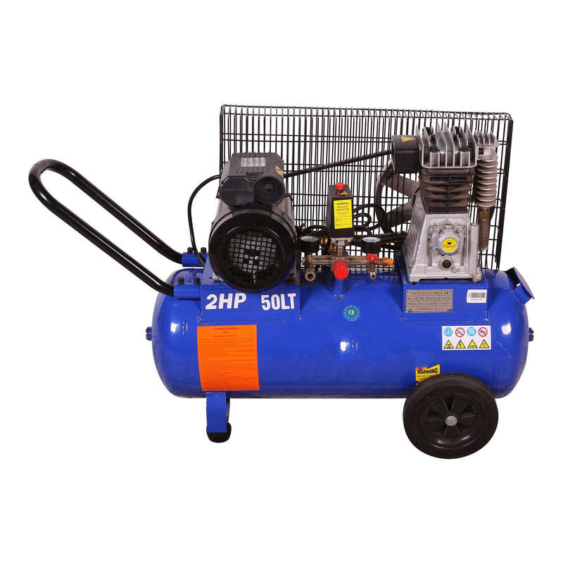MAC AFRIC 50 Litre 1.5 KW (2 HP) 230 V Belt Driven Compressor