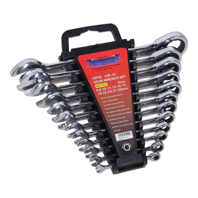 12-Piece Gear Wrench Set